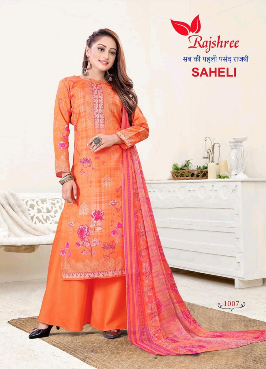 Ssc Saheli 2 Cotton Printed Regular Wear Soft Cotton Dress Material Collection